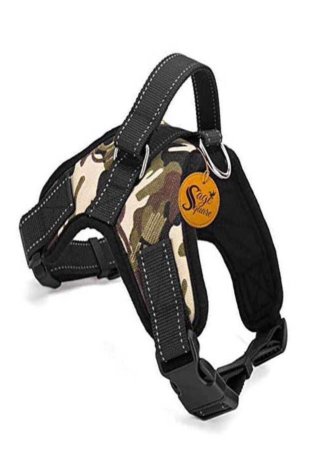 Sage Square Adjustable Cushion Padded Dog Sport Harness with Lifting Handle & Extra Comfort. (Medium) - Image 1